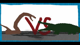 Pivot Battle Arena Deinosuchus VS Titanoboa [upl. by Corvin19]