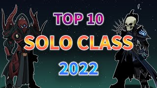 AQW TOP 10 BEST SOLOING CLASS IN 2022  UPDATED [upl. by Ellon]