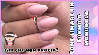 FORMA A MANDORLA  COME LIMARE AL MEGLIO LA STRUTTURA⁉️  USIAMO ICE GEL DI MICHELLENAILS [upl. by Aitnyc20]