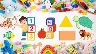 Learn Colors Numbers Song Animals for Kids Fruits Song ABC Phonic Song Sea Animals [upl. by Yereffej845]