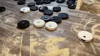 50 Pounds of Rice VS 31 Robot Vacuums Roomba Eufy Ecovacs Deebot Roborock Eufy  HAPPY HOLIDAYS [upl. by Marb]