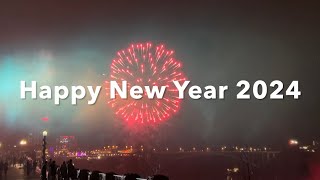 New Year’s Eve 2024 Fireworks in Toronto Canada  Niagara Falls Celebration ♥️ [upl. by Oad507]