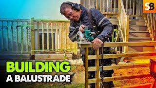 How To Build an External Timber Balustrade [upl. by Arlana]