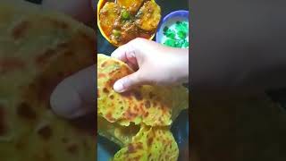 Doi paratha  Dinner recipe  Homemade paratha [upl. by Aicilav]