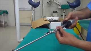 Parts of a Cystoscope  Demo by Dr Praveen Choudhary [upl. by Eittol]