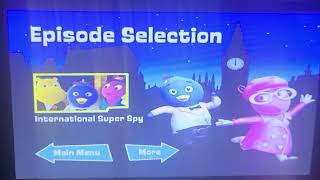 the backyardigans super secret super spy 2007 dvd menu walkthrough [upl. by Novel225]