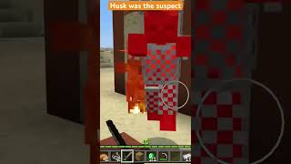 The husk killed my villager in minecraft [upl. by Amby462]