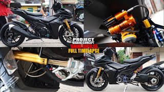 SNIPER 155 FULL MODIFICATION BIGBIKE CONCEPT TIMELAPSE [upl. by Huntley708]