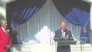 2014 Rose Parade  125th Tournament of Roses Parade  Grand Marshal Announcement  Vin Scully [upl. by Avilys237]