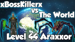 Level 44 vs Araxxor Lowest Rax Solo Ever Runescape 3 xBossKillerx Vs The World 6 [upl. by Arata]