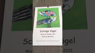 Kalender 2021 Schräge Vögel [upl. by Taffy176]