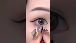 Lower Eyelashes Eyeliner eyelashes foryou drawing eyemakeup trending shorts [upl. by Ahseim]