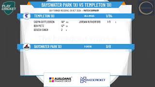 Bayswater Park 1XI v Templeton 1XI [upl. by Mohamed121]