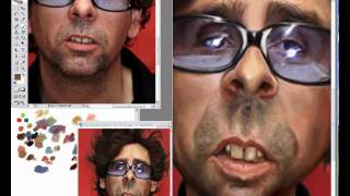 Tim Burton caricature demo part22 [upl. by Chaim]