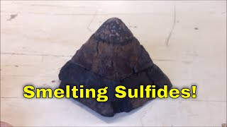 Smelting and Gold Refining Part 1 Smelting sulfides and black sands to recover goldsilver [upl. by Adaiha]