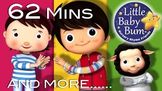 Clap Your Hands  Plus Lots More Nursery Rhymes  62 Minutes Compilation from LittleBabyBum [upl. by Valenta732]