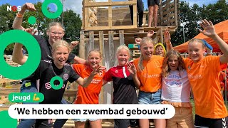 Kinderen timmeren hun eigen olympische dorp [upl. by Araj840]