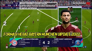 PES 2021  FORMASI TERBAIK BAYERN MUNCHEN SEASON UPDATE 2022 [upl. by Deys]