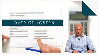 Uitleg over de overige kosten alle verschillende kosten die hieronder vallen [upl. by Irita]