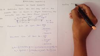 THEOREM OF THREE MOMENTSIn Hindi  Structural Analysis1 [upl. by Elagiba]