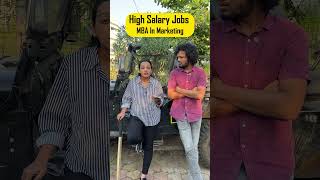 High Salary Jobs MBA In Marketing ✅ [upl. by Barabas89]