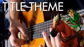 Title Theme Ocarina of Time Guitar Cover  DSC [upl. by Hortensa]