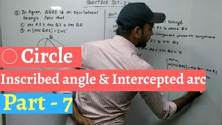 Inscribed angle and Intercepted arc  Circle Chapter  10th  Geometry SSC  Netucation [upl. by Anaet]