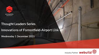 Thought Leaders Series Innovations of Forrestfield Airport Link [upl. by Aikehs]