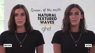 How To Get Natural amp Textured Waves With A Straightener  LongLiveTheQueens [upl. by Lesslie]