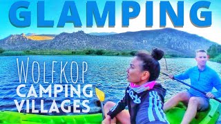 GLAMPING  WOLFKOP Camping Villages  Capetown  Cris Goosen vlogs [upl. by Uhile]