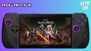 Asus Rog Ally X Tales of Arise Gameplay All TDPBattery Life Test 900p High Settings [upl. by Tia]