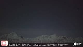 New Years Eve fireworks at Lyngen North  Aurora Live Camera [upl. by Ael]