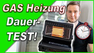 GASHEIZUNG Ofen 13KW ♨️ Laufzeit auf KLEINSTER Stufe  Highlander  Notheizung [upl. by Sladen]