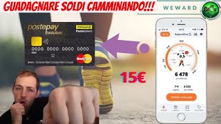 GUADAGNARE SOLDI SU POSTEPAY CAMMINANDO NUOVA APP guadagnareonline [upl. by Cherise]