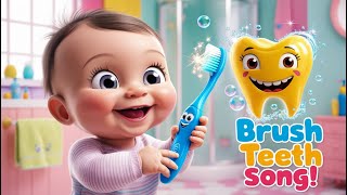 Brush Brush Brush Your Teeth  Fun Tooth Brushing Song for Kids  Dental Hygiene for Kids [upl. by Macintyre828]