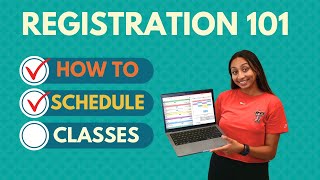 How to Schedule for Classes  Texas Tech Vlog Squad [upl. by Serilda273]