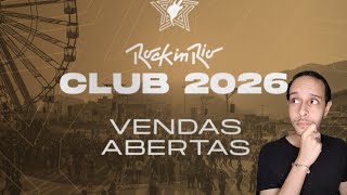 Rock In Rio Clube 2026  Ainda vale a pena [upl. by Emmeram]