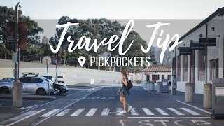 TRAVEL TIP  How to Prevent Pickpockets [upl. by Alleda]