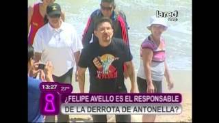 Felipe Avello se descompensa tras ser culpado por la derrota de Antonella Ríos [upl. by Ky293]