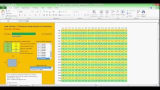 Excel 2D Heat Transfer Conduction Analysis [upl. by Behrens]