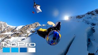 GoPro Awards Worlds Longest Wingsuit Proximity Flight  Mont Blanc France [upl. by Spiro]