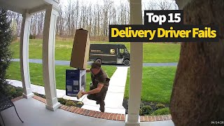 Hilarious amp Intense Delivery Driver Fails  Delivery Van LEFT IN DRIVE [upl. by Layton]