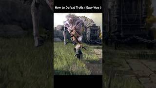 How to Defeat Trolls in Elden Ring  Easy Way [upl. by Aduhey]