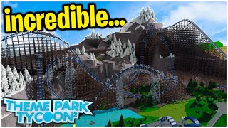 This Theme Park Tycoon 2 MEGA PARK Is INSANE [upl. by Bennett]