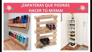 ¡13 Excelentes Ideas De Estantes Para Zapatos Que Podrás Hacer Tu Misma [upl. by Nahtanaoj965]