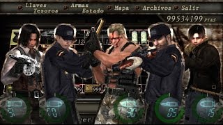 Ultimate Mod Quíntuple Leon S Kennedy in main game [upl. by Anerok55]