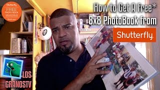 How to get a Free 8x8 Phootbook and Prints from Shutterfly 📔 LGTV Freebie [upl. by Daniels]