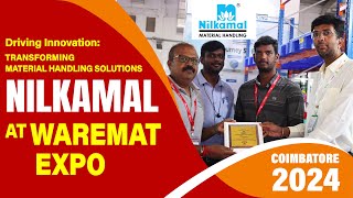 Exclusive Insights Nilkamal Material Handling  WAREMAT Expo 2024  Diamond Sponsor Interview [upl. by Nrehtac]