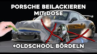 Porsche Spachteln und Dosenlackierung  Bördeln  Schweißer Unsinn [upl. by Dnalyaw]