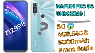 Maplin Pro 5G unboxing  pubg tested free fire  5G mobile under 10k to 15000 [upl. by Ahtar]